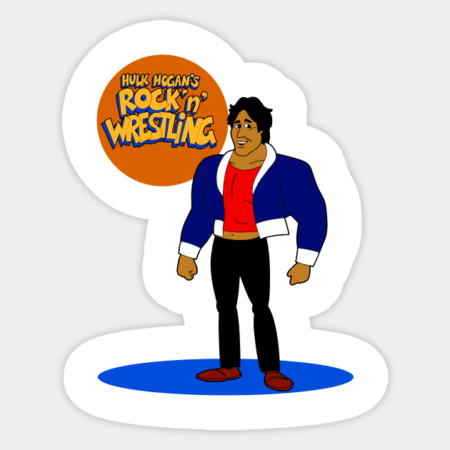 HHRnW Tito Santana Sticker by BigOrangeShirtShop